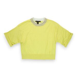 Louis Vuitton Girls Top Shirt Yellow Short Sleeve Golden Neck Size‎ XS 155/72A